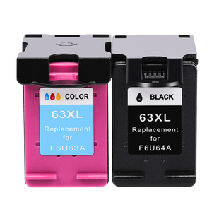 炫亮兼容HP63XL墨盒惠普hp2130 2131 3630 3830 4520 4650 3632打印机墨盒彩色黑色officejet大容量F6U61A