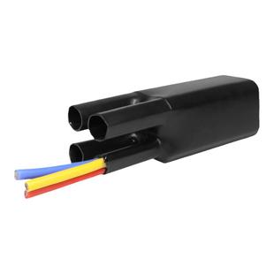 热缩指套 带胶 耐压1KV 黑色 收缩分支二三四五多芯电缆终端头