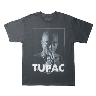 正版tupac 2pac图派克复古vintage说唱嘻哈摇滚短袖T恤官方现行版