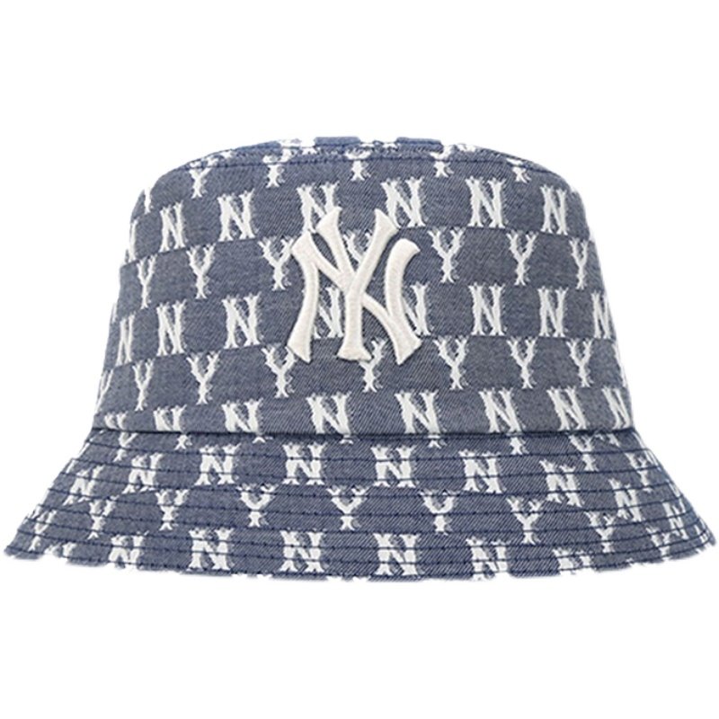 刺绣渔夫帽MLB防晒盆帽防晒帽帽