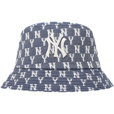 刺绣渔夫帽MLB防晒盆帽防晒帽帽