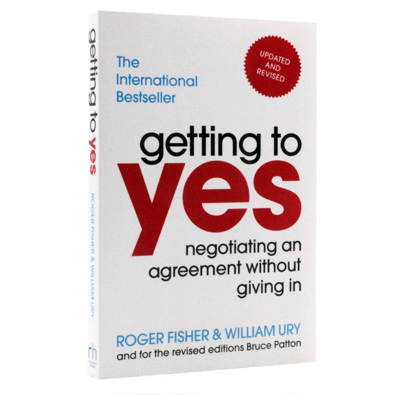 谈判力 英文原版 Getting to yes by Roger Fisher 罗杰.费希尔经管营销商业与财富经管平装全英语图书Random House书籍