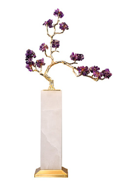 发财树摆件！入户玄关轻奢装饰品