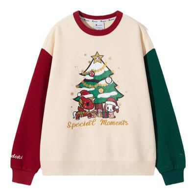 tokidoki加绒设计感圣诞主题卫衣