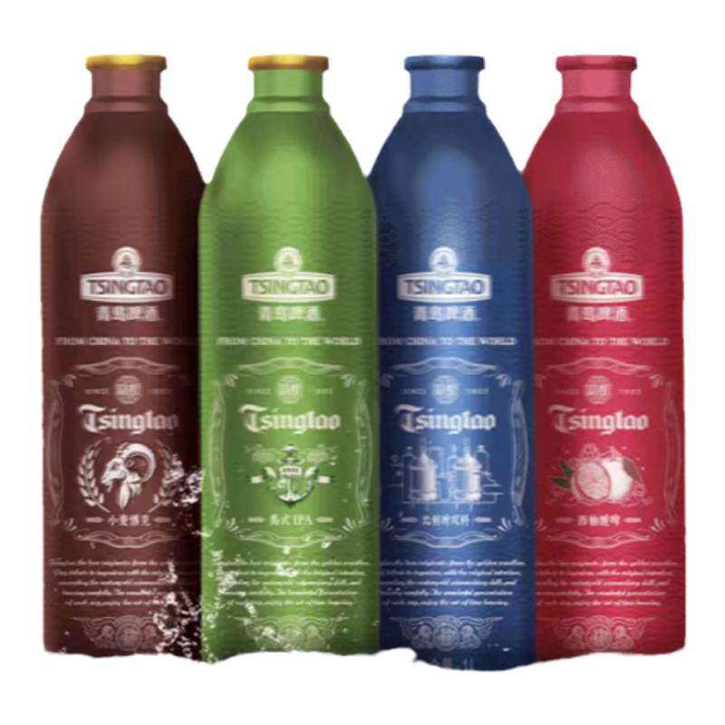 青岛啤酒精酿1升桶装整箱比利时双料小麦博克美式IPA西柚酸啤顺丰