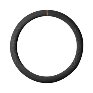 CICIDO夕多Alcantara方向盘套车把套翻毛皮四季用宝马奔驰特斯拉