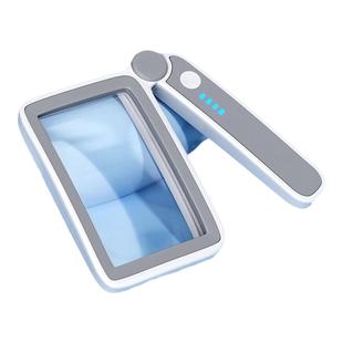 德国放大镜高清正品老人用随身携带手机屏幕100倍放大器老花眼读书扩大手持专业高倍助视器儿童阅读看书带灯