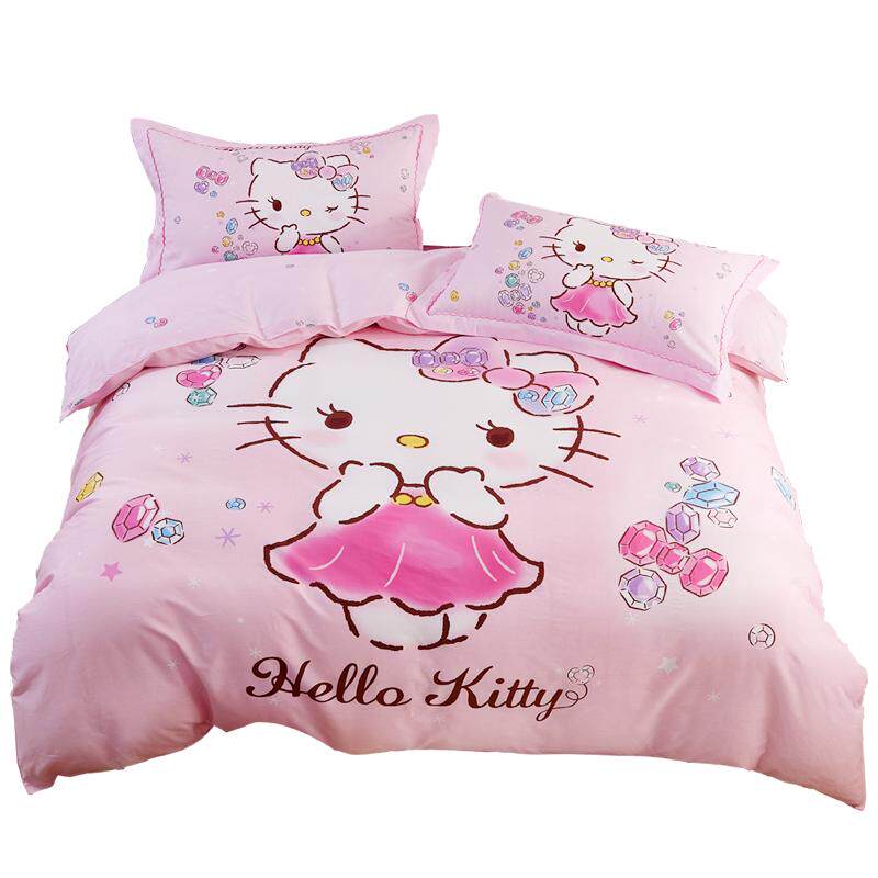 hellokitty儿童四件套纯棉公主