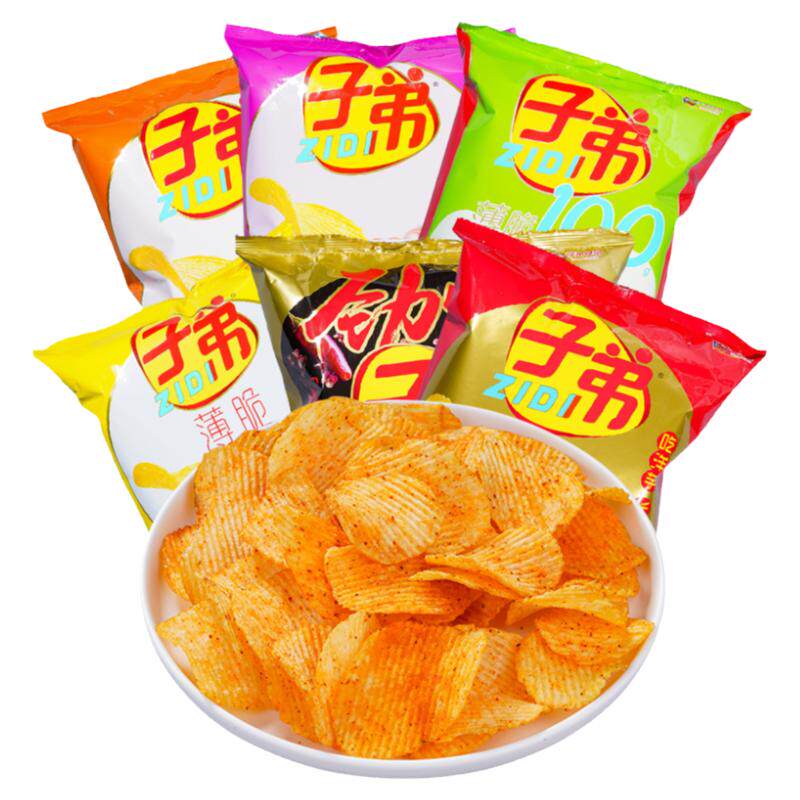 云南特产子弟薯片土豆片10袋整箱
