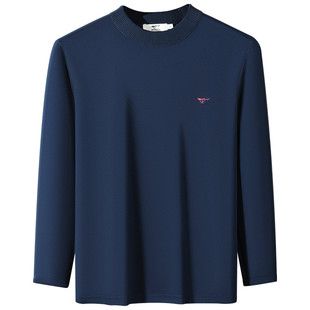 七匹狼保暖衣男士加绒加厚棉打底衫单件上衣爸爸秋衣秋裤男款内衣