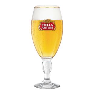 土耳其进口时代啤酒圣杯Stella玻璃高脚杯造型330ml500mlchalice