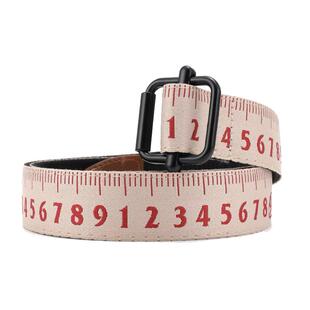 WASSUP皮带男士帆布牛仔裤带年轻人百搭女ins新款设计感小众腰带