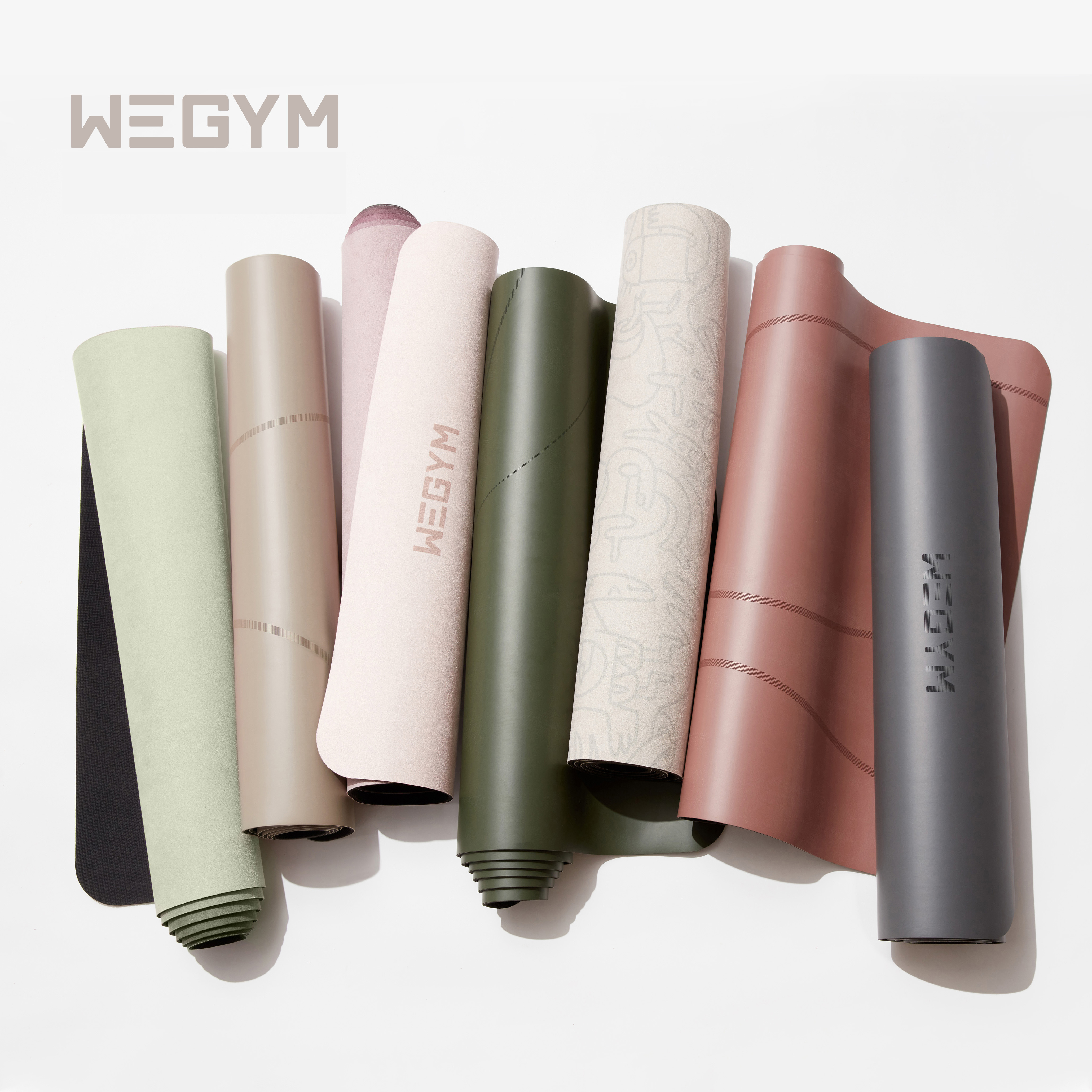 WeGym PU瑜伽垫健身垫加宽加厚专用跳操垫子隔音防滑减震天然橡胶
