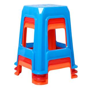 包邮加高塑料凳子加厚家用成人大方凳叠放餐饮凳彩色儿童矮凳椅子