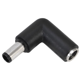 DC转接头7.4mm*5.0mm母转公口带针弯头适用惠普笔记本电源转换器