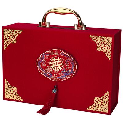 彩礼钱盒子订婚彩礼盒装现金10万