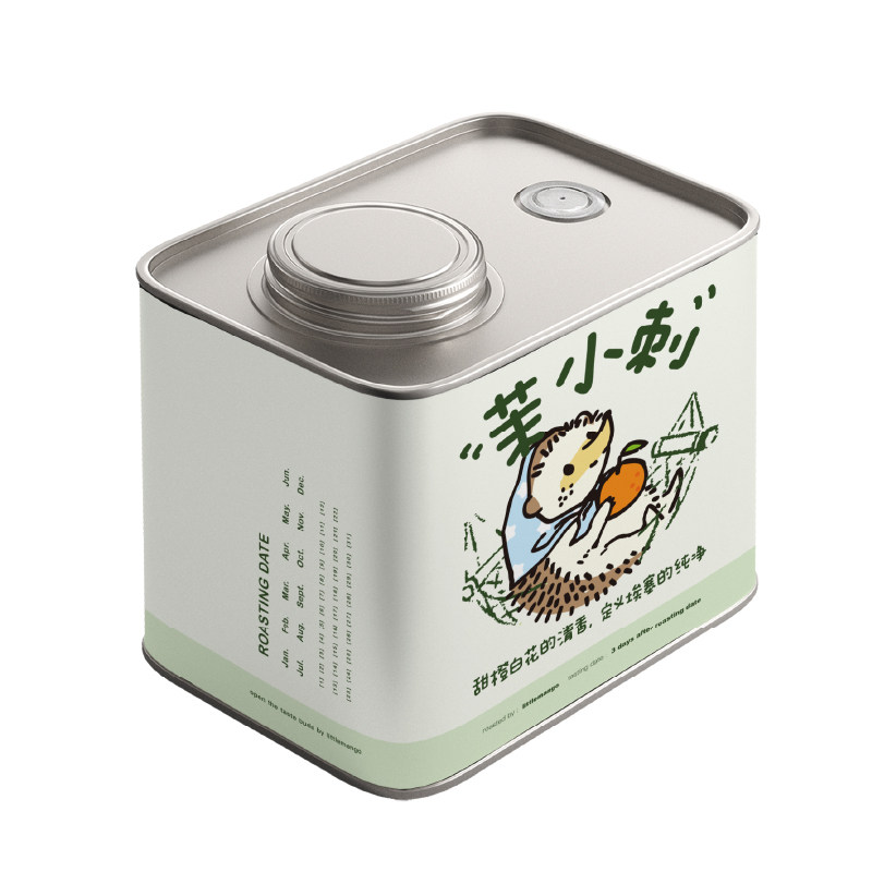 littlemango茉小刺soe埃塞俄比亚水洗中度烘焙咖啡豆密封罐咖啡粉