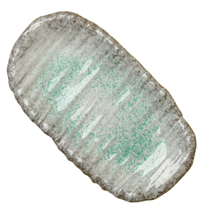 内山窑日本原装进口盘子手作不规则餐盘家用餐具饭碗釉下彩高颜值