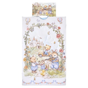 婧麒儿童防踢被秋冬款加厚睡袋宝宝睡觉防蹬被子神器四季通用全棉