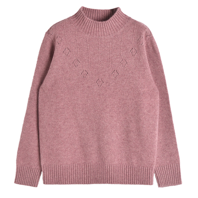 洋气妈妈半高领毛衣羊毛衫