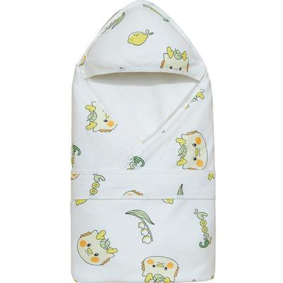 婧麒新生婴儿纯棉抱被春夏季薄款