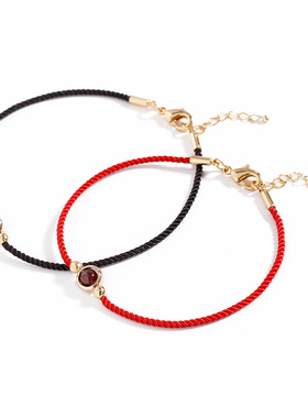 情侣手链一对本命年女男情侣款