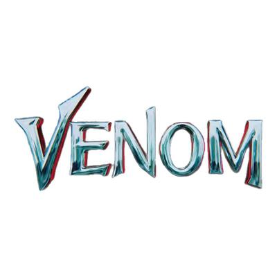 tlp镂空毒液英文防水贴纸车贴