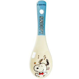 史努比陶瓷勺子家用2025新款高颜值儿童吃饭勺喝汤勺卡通汤匙调羹