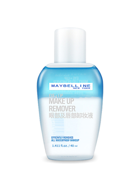 美宝莲眼部唇部卸妆液中小样40ml