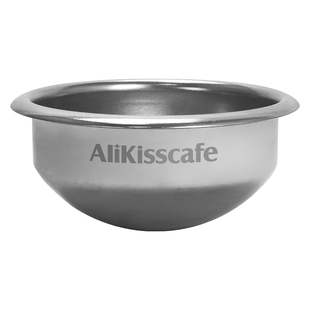 AliKisscafe球形粉碗咖啡58mm慢速粉碗无槽意式无底手柄配件器具