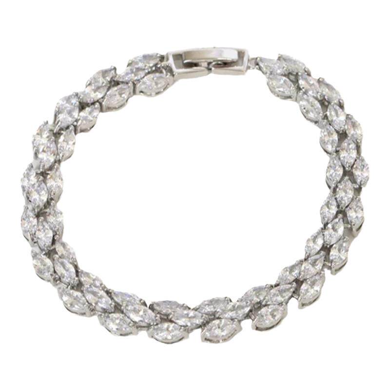 欧美时尚新款锆石手链简约饰品高级感轻奢晚礼服手链女Bracelet