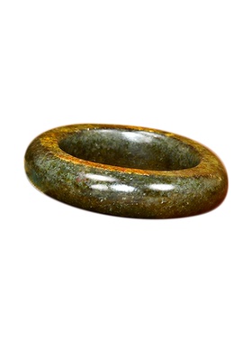 和田玉满籽料手镯虎皮糖沁水草花