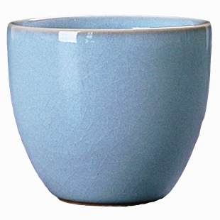 汝窑小茶杯主人杯闻香杯汝瓷蝉翼纹金丝开片品茗杯陶瓷茶具单杯