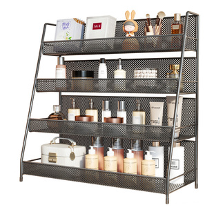 桌面置物架餐桌上零食架客厅杯架卧室梳妆台收纳架厨房多层储物架