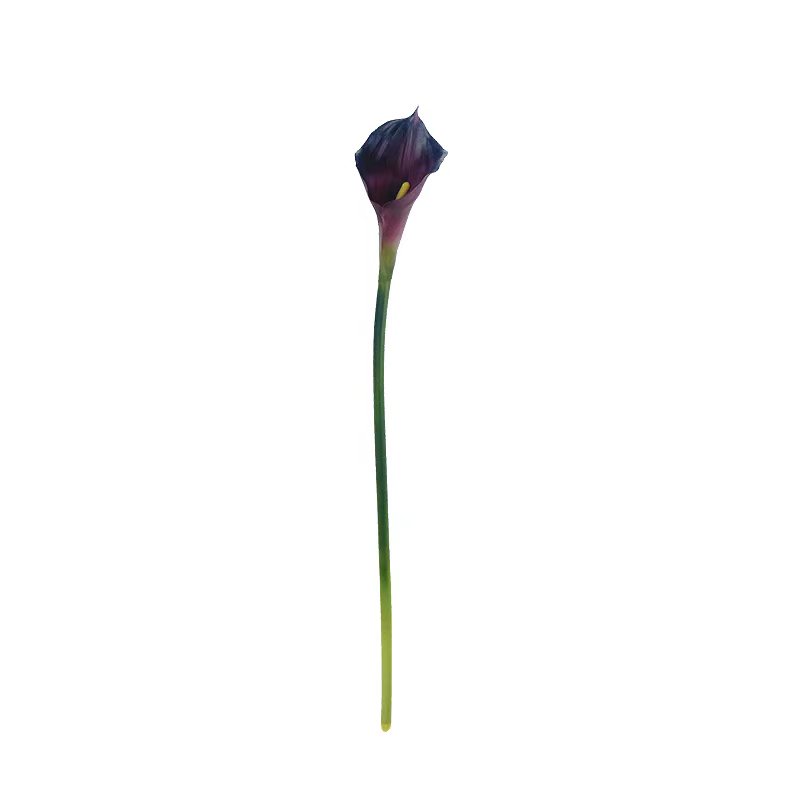 【天鹅颈】高级手感马蹄莲海芋百合仿真假花轻奢手捧花束客厅摆件