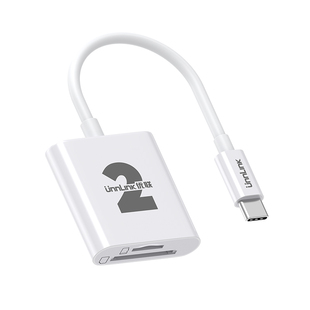 优联相机读卡器适用苹果手机ipad平板电脑ccd相机sd卡读取连接手机otg高速tf内存卡typec/lightning二合一