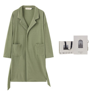 EMOOULI/一暮里情人节礼物送女友定制睡衣刺绣名字睡袍高级感礼盒