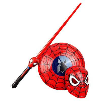 蜘蛛侠玩具披风光棒盾牌