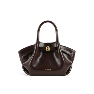 拉菲斯汀麂皮小懒包2025新款秋冬包包斜挎菜篮子包女手提饺子包