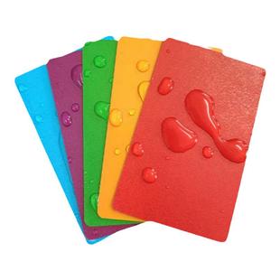 磨砂卡片无面值加厚纯色卡麻将筹码卡片币棋牌室专用防水塑料pvc