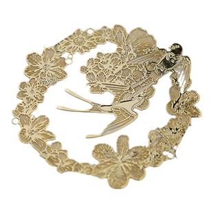 中国美术学院文创 繁花春燕书签礼盒古典中国风高档精致金属毕业黄铜艺术书签新婚礼品教师节送老师礼物女