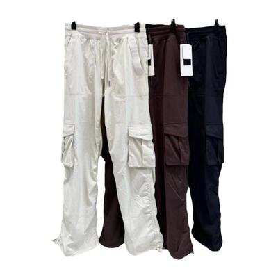 新色~横越灰DanceStud工装裤夏