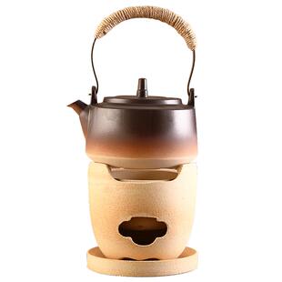 复古茶壶炭炉酒精炉陶瓷茶壶电陶炉壶泡茶壶围炉煮茶壶明火侧把壶
