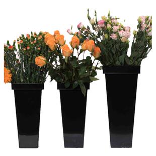 鲜花桶 花店花桶包装纸材料塑料桶花束diy花店质材用养花筒花桶