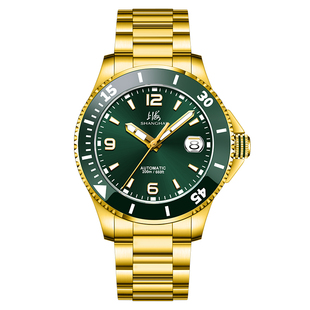 【节日礼物】上海手表男200米深潜水表自动机械表夜光防水表3080