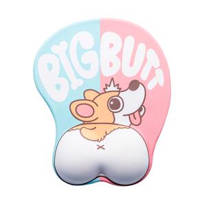柯基记忆棉韩版萌物屁股滑鼠垫