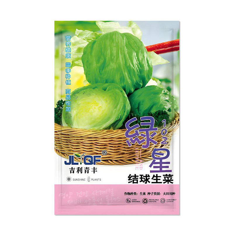 吉利青丰绿星102结球生菜种子