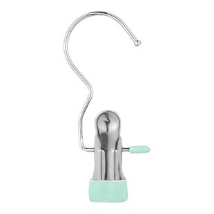 不锈钢挂钩夹子多功能无痕毛巾帽子袜子防风裤夹带钩收纳夹晾衣架