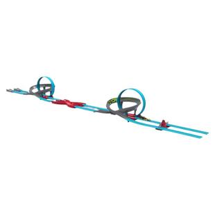 北美Driven儿童轨道车玩具回旋赛道跳跃回力车套装惯性男孩礼物