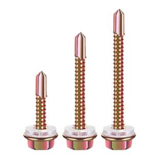 高强度外六角钻尾丝自攻螺丝钉燕尾钉铁皮彩钢瓦角钢板自钻钉